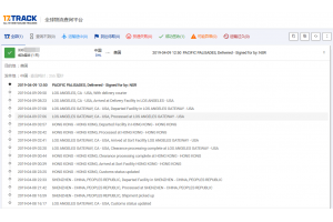 國際快遞【大陸DHL】4月份物流簽收時效