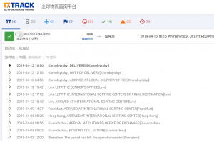 國際專線【烏克蘭專線】4月份簽收時效