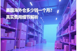 美國海外倉多少錢一個月？真實費用細節解析