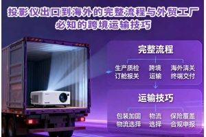 投影儀出口到海外的完整流程與外貿(mào)工廠必知的跨境運(yùn)輸技巧