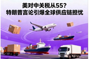 美對中關稅從55%到155%？特朗普言論引爆全球供應鏈擔憂