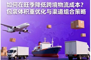 如何在旺季降低跨境物流成本？包裝體積重優化與渠道組合策略