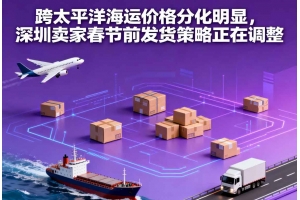 跨太平洋海運價格分化明顯，深圳賣家春節前發貨策略正在調整
