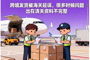 跨境發(fā)貨被海關(guān)延誤，很多時候問題出在清關(guān)資料不完整