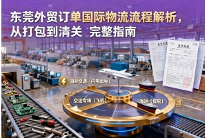 東莞外貿訂單國際物流流程解析，從打包到清關完整指南