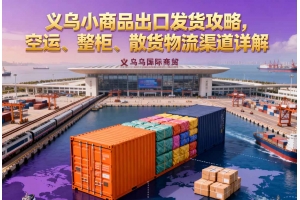 義烏小商品出口發(fā)貨攻略,空運(yùn)、整柜、散貨物流渠道詳解