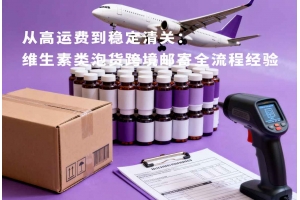 從高運費到穩定清關：維生素類泡貨跨境郵寄全流程經驗