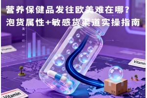 營養保健品發往歐美難在哪？泡貨屬性+敏感貨渠道實操指南