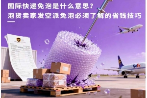 國際快遞免泡是什么意思？泡貨賣家發空派免泡必須了解的省錢技巧