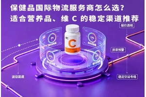 保健品國際物流服務商怎么選？適合營養品、維 C 的穩定渠道推薦