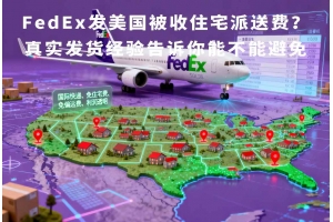 FedEx發美國被收住宅派送費？真實發貨經驗告訴你能不能避免